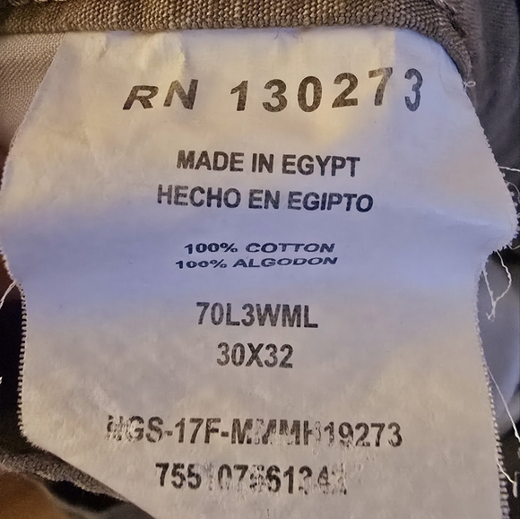 Wrangler 30 x 32  100% cotton cargo khaki jeans pants - Picture 5 of 5